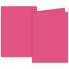 Klappkarten Universalpapier | B6, 200 g/m², fuchsia, 10 Stück