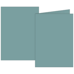 Klappkarten Universalpapier | B6, 200 g/m², petrol, 10 Stück