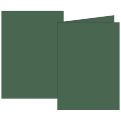 Klappkarten Universalpapier | B6, 225 g/m², moosgrün, 10 Stück