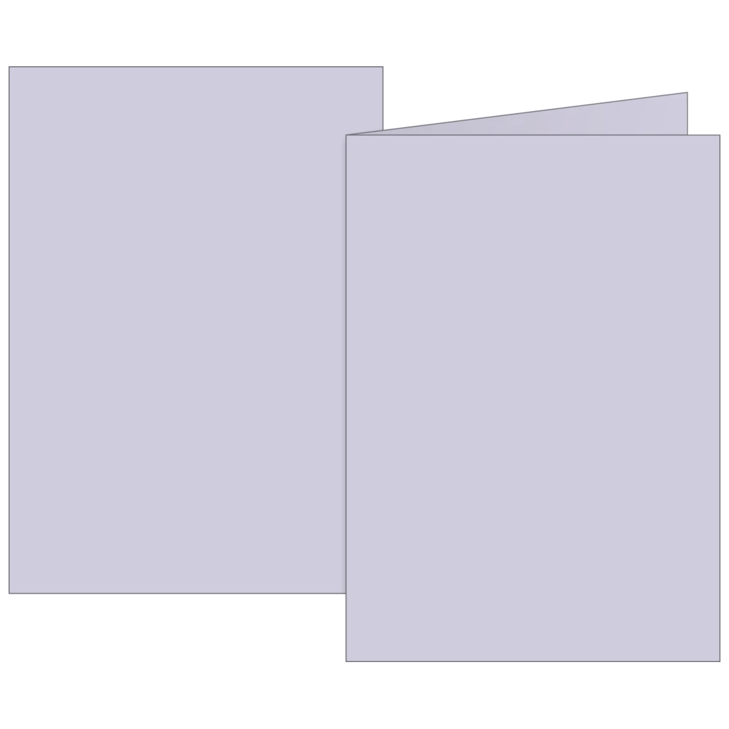 Klappkarten Universalpapier | B6, 225 g/m², lilac, 10 Stück