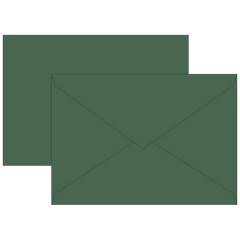 Briefumschläge Universalpapier | B6, 80 g/m², moosgrün