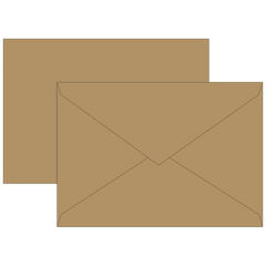Briefumschläge Universalpapier | B6, 80 g/m², sand
