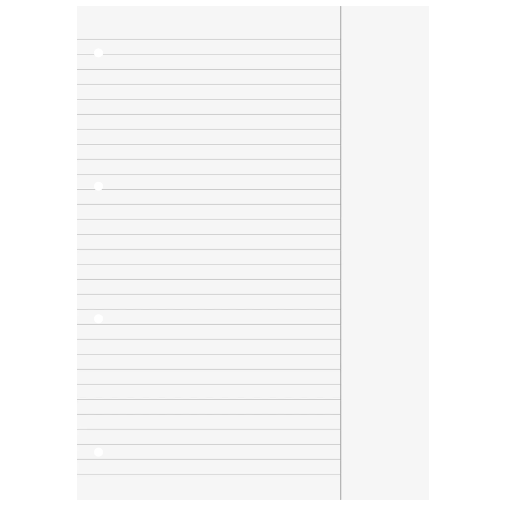 Schulblock gelocht | A4, Lineatur 25, 50 Blatt, blau