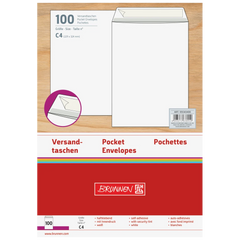 Versandtaschen | 229×324 mm, C4, 100 g/m², weiß, 100 Stück