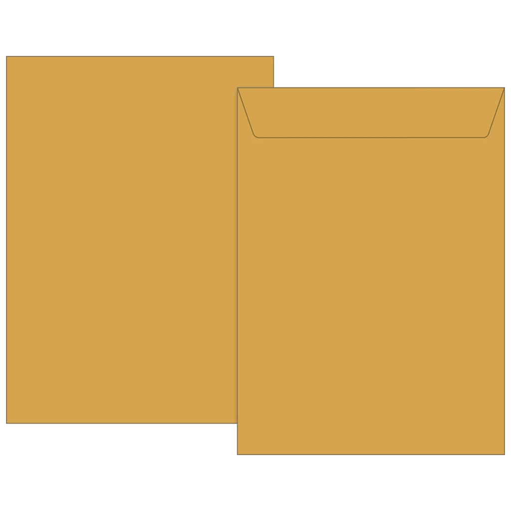 Versandtaschen | 250×353 mm, B4, 110 g/m², braun, 10 Stück