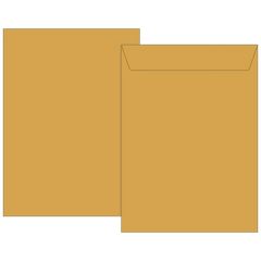 Versandtaschen | 250×353 mm, B4, 110 g/m², braun, 10 Stück