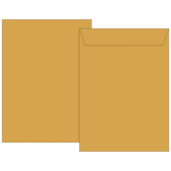 Versandtaschen | 162×229 mm, C5, 70 g/m², braun, 100 Stück