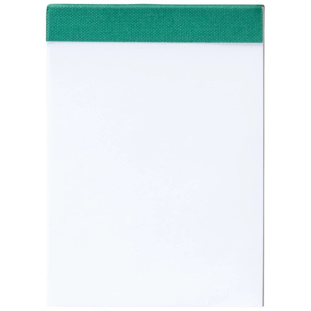 Notizblock | A7, unliniert, 50 Blatt, grün