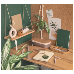 Notizbuch Premium Wire | A5, punktiert, forest green