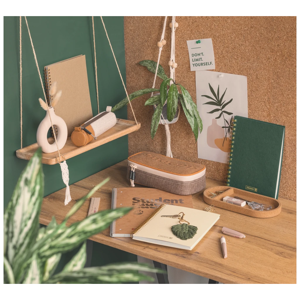 Notizbuch Premium Wire | A5, liniert, forest green