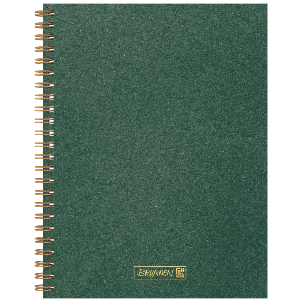 Notizbuch Premium Wire | A5, kariert, forest green