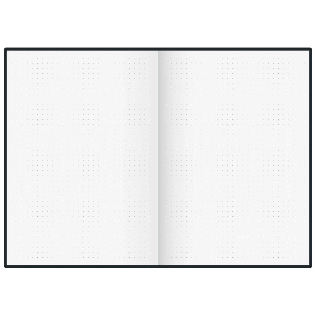 Notizbuch Premium Colour Line | A5, punktiert, onyx
