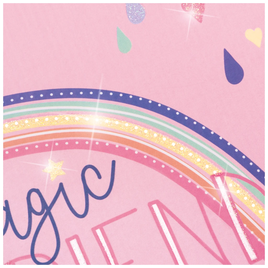 Freundebuch Magic Rainbow | 16×21 cm, 80 Seiten, rosa