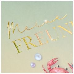 Freundebuch Sunny Ocean | 16×21 cm, 80 Seiten, mehrfarbig, pastell