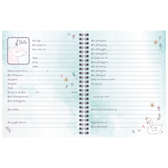 Freundebuch Unicorn Princess | 16×21 cm, 80 Seiten, rosa