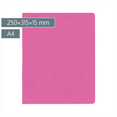 Ringbuch FACT!plus | A4, 2 Ringe, Füllhöhe: 15 mm, pink