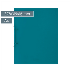 Ringbuch FACT!pp | A4, 2 Ringe, Füllhöhe: 16 mm, türkis