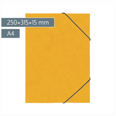 Ringbuch FACT!plus | A4, 2 Ringe, Füllhöhe: 15 mm, gelb