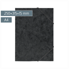 Ringbuch FACT!plus | A4, 2 Ringe, Füllhöhe: 15 mm, schwarz
