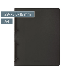Ringbuch FACT!pp | A4, 4 Ringe, Füllhöhe: 16 mm, schwarz