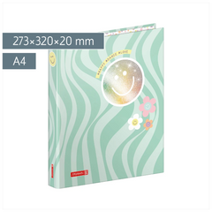 Ringbuch Happy Hippie | A4, 2 Ringe, Füllhöhe: 20 mm, mint