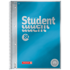Collegeblock Premium Student | A4, punktiert, 80 Blatt, blau