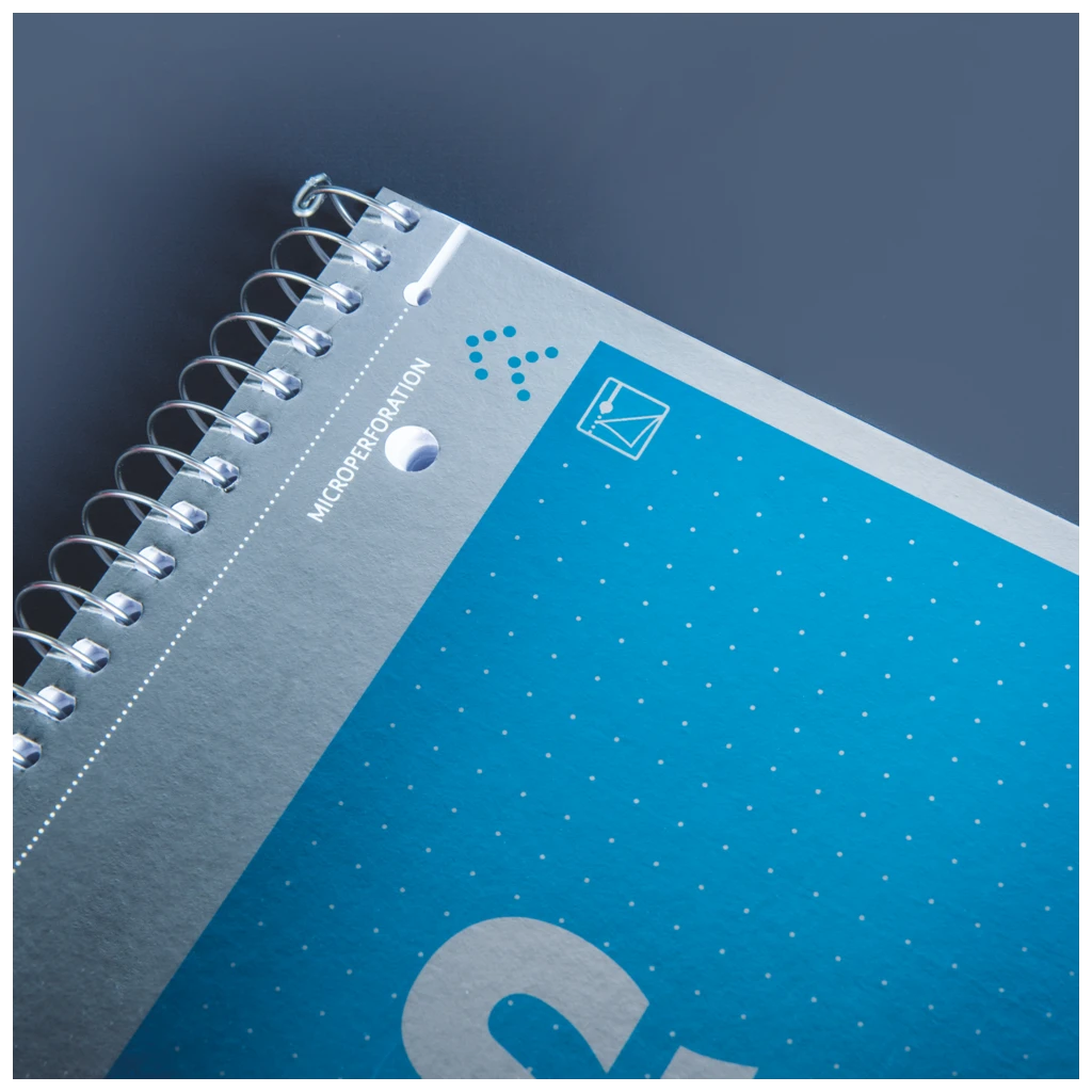 Collegeblock Premium Student | A4, punktiert, 80 Blatt, blau