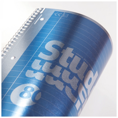 Collegeblock Premium Student | A4, Lineatur 21, 80 Blatt, blau