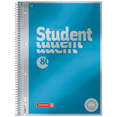 Collegeblock Premium Student | A4, punktiert, 80 Blatt, blau