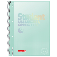 Collegeblock Premium Student „Pastell“ | A4, Lineatur 28, 80 Blatt, pastellmint