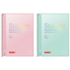 Collegeblock Premium Student „Pastell“ | A4, Lineatur 28, 80 Blatt, sortiert