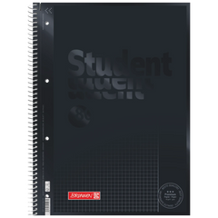 Collegeblock Premium Student Colour Code | A4, Lineatur 26, 80 Blatt, onyx