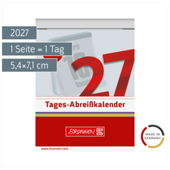 Abreißkalender 2027 Nr. 2 | 5,4×7,1 cm