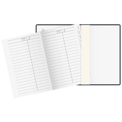 Taschenkalender Mod. 713 2027 | A7, Kunstleder, schwarz