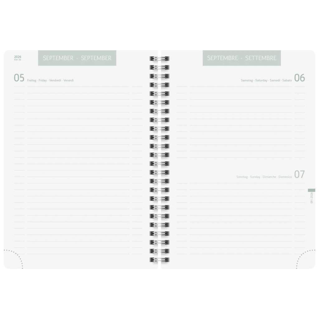 Schülerkalender 2026/2027 „Hearts“ | A5, Kunststoff