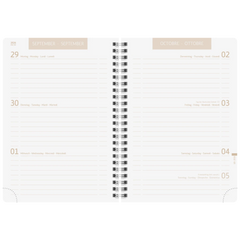 Schülerkalender 2026/2027 „Linen“ | A5, Textil