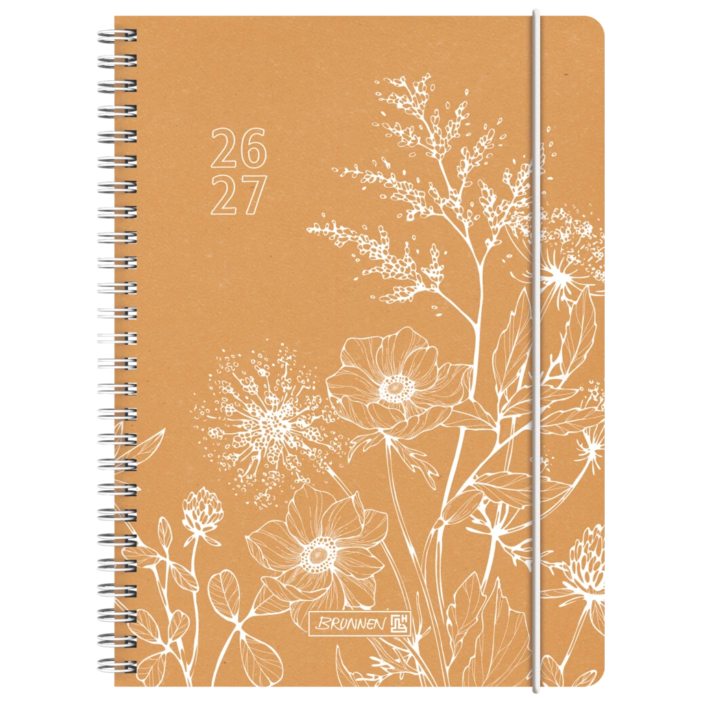Schülerkalender 2026/2027 „Meadow“ | A5, Leder