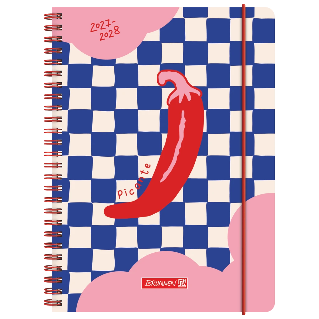 Schülerkalender 2027/2028 „Chili“ | A5, Kunststoff
