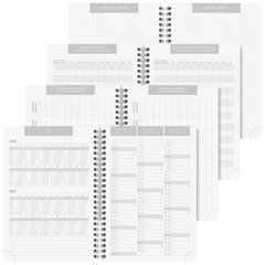Schülerkalender 2026/2027 „Plain Black“ | A5, Kunststoff