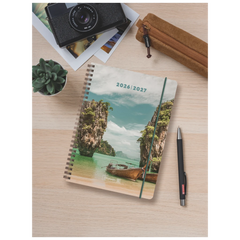 Schülerkalender 2026/2027 „Tropical“ | A5, Kunststoff