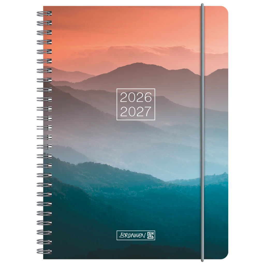 Schülerkalender 2026/2027 „Misty Sunset“ | A5, Kunststoff