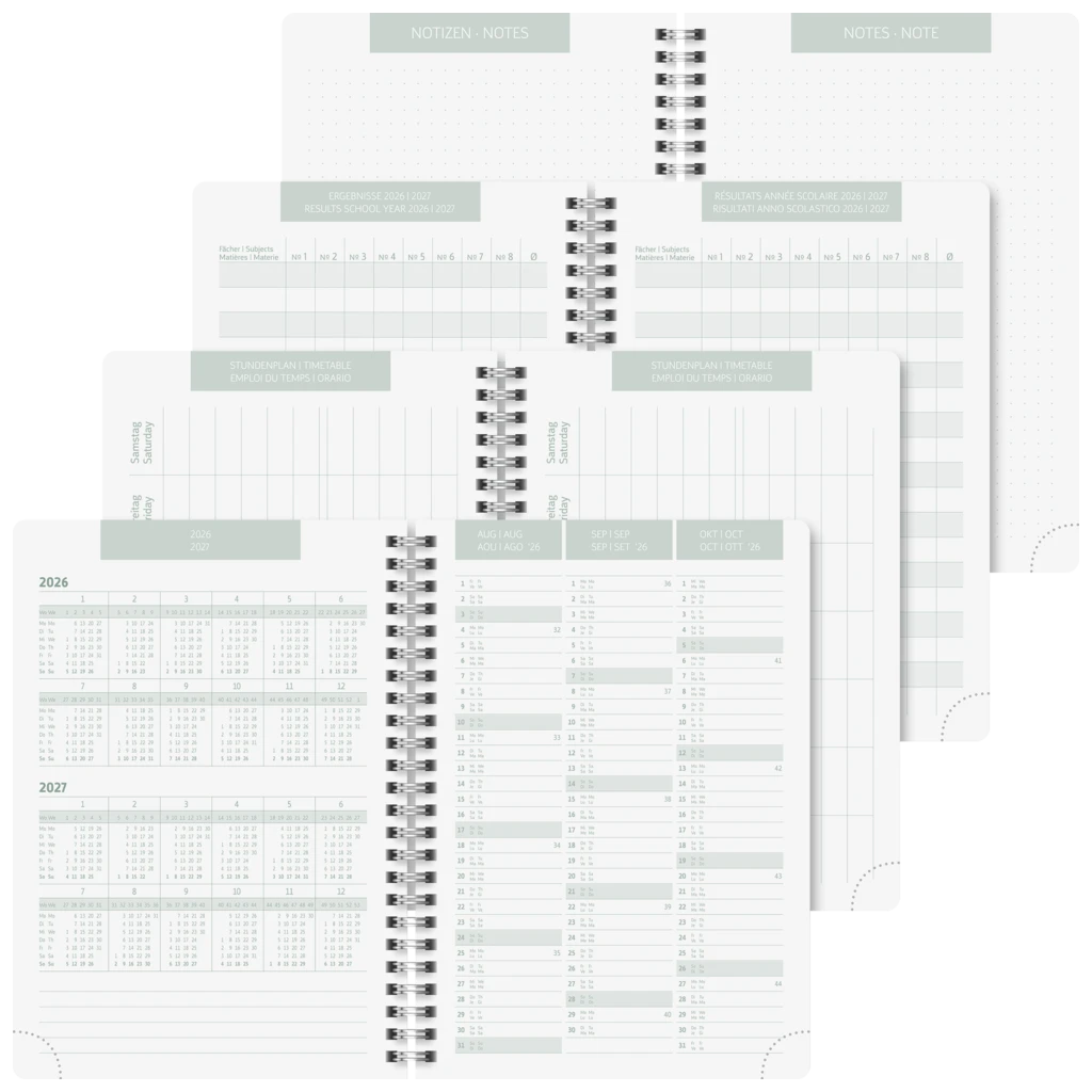 Schülerkalender 2026/2027 „Sprout“ | A5, Papier