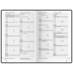 Taschenkalender Mod. 723 2027 | A7, Kunststoff, dunkelblau