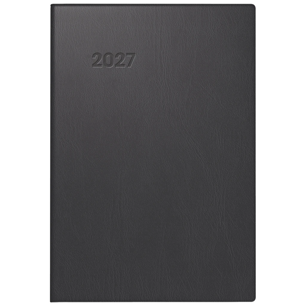 Taschenkalender Mod. 723 2027 | A7, Kunststoff, schwarz