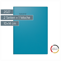Taschenkalender Mod. 731 2027 | A6, Kunststoff, petrol