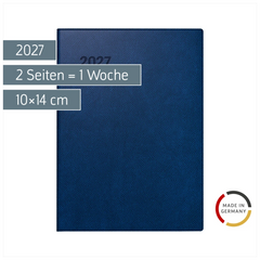 Taschenkalender Mod. 731 2027 | A6, Kunststoff, dunkelblau