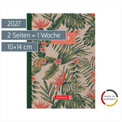 Taschenkalender Design Line Mod. 731 2027 „Tropical“ | A6, Karton