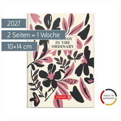 Taschenkalender Design Line Mod. 731 2027 „Bloom“ | A6, Papier