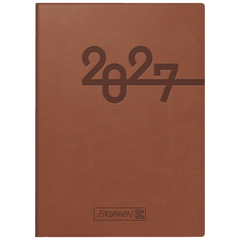 Taschenkalender Mod. 731 2027 | A6, Kunstleder, braun