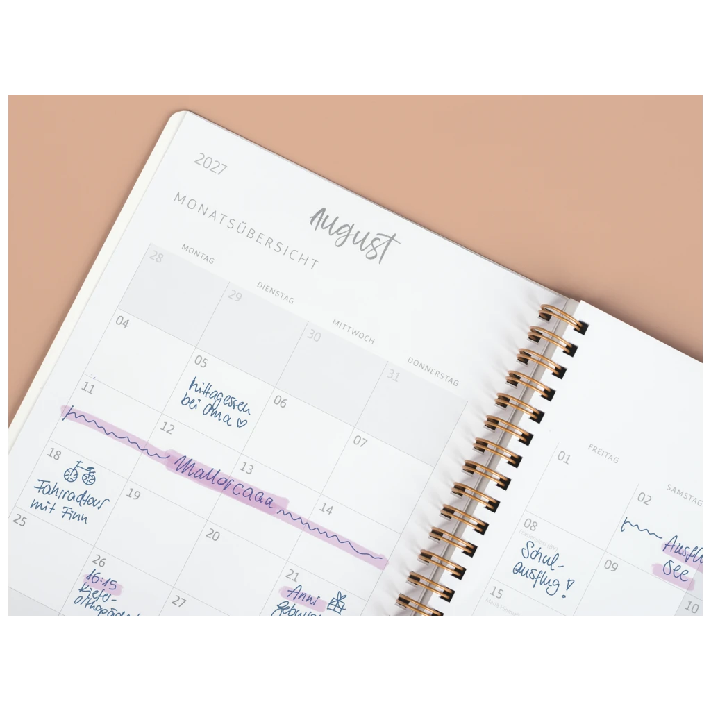 Schülerkalender Style 2027/2028 „Universe“ | A5, Kunststoff